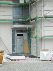 Ansicht provisorischer Eingangsbereich
Stand: 29.05.2013